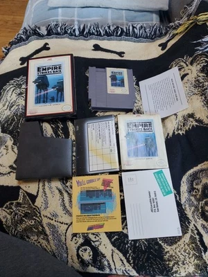 Star Wars El Imperio Contraataca NES incluye insertos manuales e imágenes Foto 1 de 4