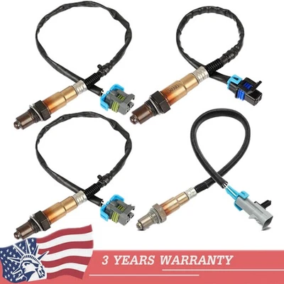 4件装氧气O2 02传感器适用于汽车Trans 2010 2011-2015雪佛兰科迈罗3.6L V6 — 第 1/4 张图片