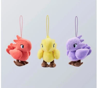 Final Fantasy Tactics (FFT) Mini Plush Set of 3 Chocobo Japan new - Image 1 of 4