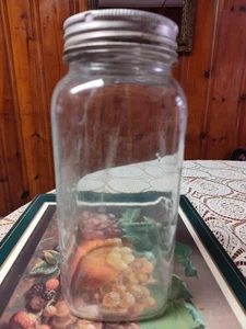 Vintage Presto Supreme Mason Quart Einmachglas mit Glasdeckel und Presto Band. - Bild 1 von 16