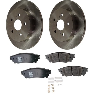 Rear Brake Disc Rotors and Pads Kit for Lexus NX300 NX300h NX200t 2015-2017 - Image 1 of 4