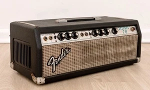 1978 Fender Bassman 70 Silverface Vintage Tube Guitar Amp Head, Serviced - Picture 1 of 15