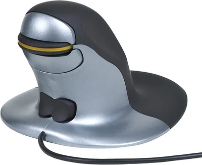 Posturite Penguin Mouse - Wired, Ambidextrous - RSI Relief - Easy-Glide | Large - Image 1 of 4