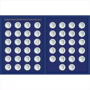 American Coin Treasures 10045 JFK Half Dollar Collection in Deluxe Portfolio - Picture 1 of 1