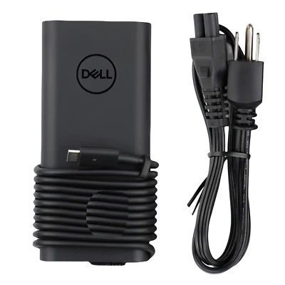 New Dell 130W USB-C Type C Charger Adapter XPS 15 9575 Latitude 7410 DA130PM170 - Image 1 of 4