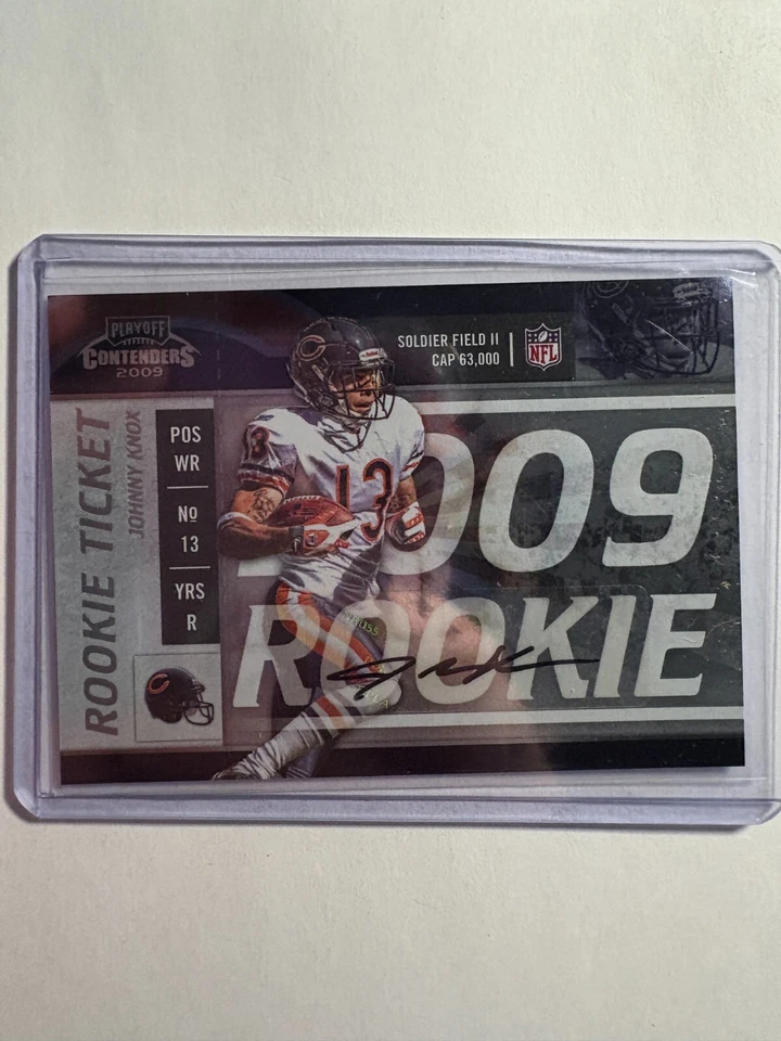 K323,073 -  2009 Playoff Contenders #175 Johnny Knox Auto RC - Image 1 of 1