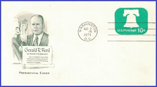 USA3 #IN29 U/A ARTMASTER FDC   Inauguration Ford 1974 - Image 1 of 1