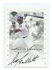 1996 Leaf Signature Extended-Scott Bullett on card autograph-Chicago Cubs