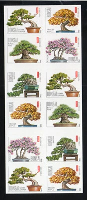 2012 US Bonsai Booklet Pane of 20, Forever Stamps - MNH Self Adhesive 4622b - Image 1 of 3