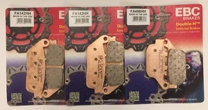EBC Sintered FRONT and REAR Brake Pads For HONDA CB650F / CBR650F (2014 to 2020) - Picture 1 of 9