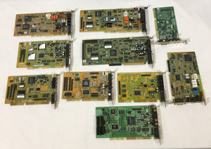 Lot #3 Of (10) Vintage ISA PC Sound Cards Soundcards Retro Gaming Tested Working