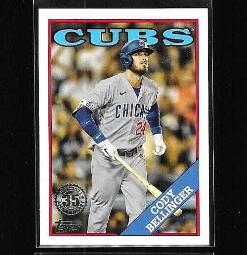 2023 Topps CODY BELLINGER insert 1988 2t 88-6 cubs - Image 1 of 1