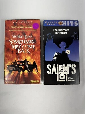 Salem's Lot Sometimes They Come Back VHS Stephen King 1979 1986 TESTED - Image 1 of 3