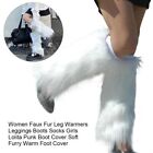 Lolita Winter Warm Furry Soft Boot Socks Leg Warmers Ankle Warmer Foot Covers