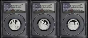 2017-S Ellis Island, Frederick Douglass, George R. Clark ATB 25C PCGS PR-70DCAM - Picture 1 of 2