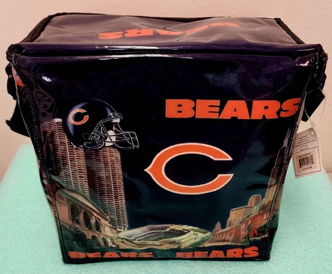 Chicago Bears Soft Sided Cooler / Lunch Bag 6"x10" Brand NEW! NFL Licensed 2006 Cover