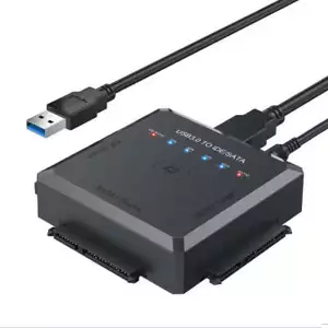 USB3.0 zu SATA oder IDE Festplatten Adapter Konverter mit Klonfunktion - Bild 1 von 7