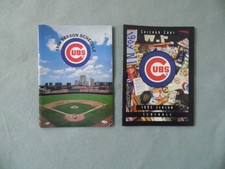 Lot (2)  Chicago Cubs Pocket Schedules 1994  1995 - Old Style Beer