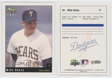 1991 Classic Best Yakima Bears Mike Sharp #26