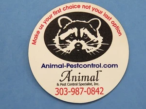 Refrigerator Magnet: Animal & Pest control Specialist ~ Raccoon Face ~ Colorado - Picture 1 of 2