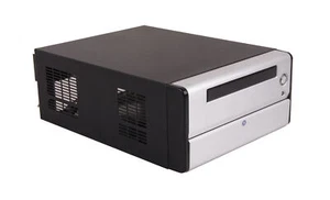 MINI ITX GEHÄUSE f. MINI iTX 17 x17 cm BOARD- 2 x USB 1 x FireWire 2 x Sound - Bild 1 von 5