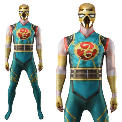 Marvel Rivals Cosplay Puño de Hierro Body Spandex Zentai Mono Máscara Disfraz  Foto 1 de 4