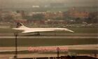 PHOTO  HEATHROW AIRPORT CONCORDE ON ITS ROLL-OUT AFTER LANDING ON RUNWAY 09L. TH