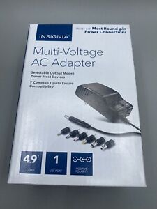 🔥 Insignia Multi-Voltage AC Adapter- 7 Common Tips NS-AC1200 🔥