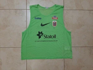 Norway Football Match Worn Nike Team Scrimmage Swoosh Vest Soccer Player Issue - Picture 1 of 7