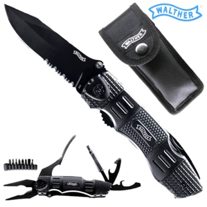 Coltello multifunzione multitool Walther MTK incl. astuccio ~ utensile multifunzione - Foto 1 di 5