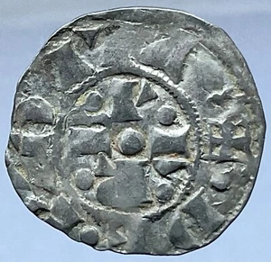 BOLOGNINO STATO PONTIFICIO PAPA GREGORIO XI° 1370 - 1378 MONETA ARGENTO - Picture 1 of 2