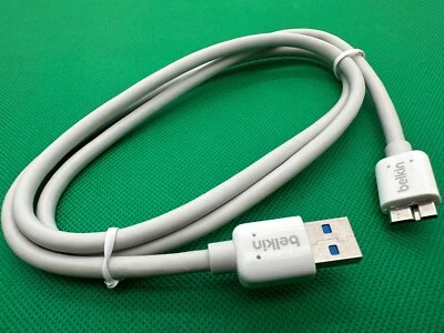 Belkin SuperSpeed USB 3.0 Cable A to Micro-B - USB Type A to Micro-USB B 3' Ft - Image 1 of 3