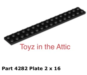 Lego 1x 4282 Placa Negra 2 x 16 Polaris 1 Laboratorio Espacial 6972 - Imagen 1 de 1