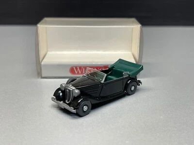 Audi Front Cabrio Cabriolet offen convertible schwarz oldtimer Wiking H0 1:87 OV - Bild 1 von 4