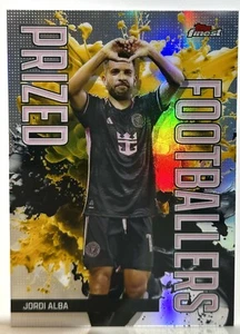 JORDI ALBA UBER RARE = 1/1 BLACK GOLD FUSION CASE HIT 2024 Topps FINEST MLS - Picture 1 of 2