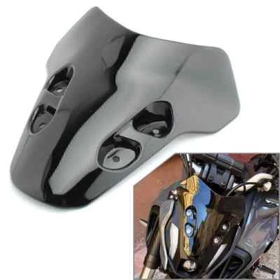 Motorcycle Black Windshield Wind Deflector Windscreen For Yamaha MT07 2021-2022 - Image 1 of 4