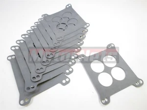 Paquete de 10 juntas base carburador portadas/4 orificios Holley Edelbrock 4BBL Chevy Ford - Imagen 1 de 2