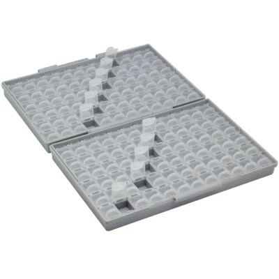 AideTek BOX-ALL-144 Empty enclosure w/144 compartments each w/lid SMD 0603 USA - Image 1 of 4
