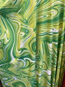 Traje de baño verde caña de caramelo nailon spandex ropa tela por patio - Imagen 1 de 1
