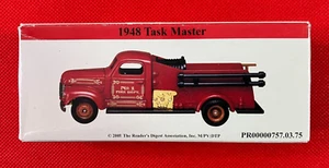 1948 Taskmaster Fire Truck 4" Plastic 2001 Readers Digest Boxed - Picture 1 of 11
