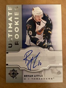 2007-08 Ultimate Collection #127 Bryan Little AU RC - Atlanta Thrashers