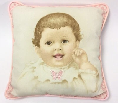 "Mini Almohada Decorativa 7.5"" Almohada Cuadrada - Perfumada- Estilo Vintage Estampado Bebé/Niño" Foto 1 de 2