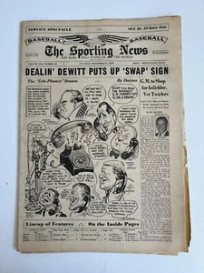 The Sporting News November 23 1960 “Dealin’ Dewitt Puts Up ‘Swap’ Sign” VTG MLB - Picture 1 of 6
