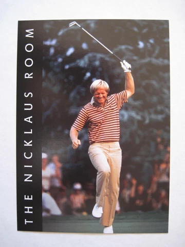 Jack Nicklaus USGA Postcard 1980 US Open Baltusrol Golf Club Masters PGA New Cover