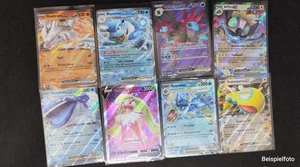 TCG Pokemon Karten Sammlung Englisch 100 Stück mit Seltener V/VMax/EX Karte+Holo - Bild 1 von 3
