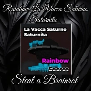 Rainbow La Vacca Saturno Saturnita - Steal a Brainrot - Secret - Cheap!! - Picture 1 of 1