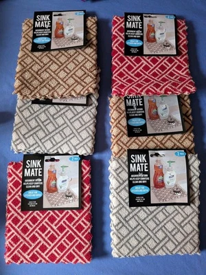 Sink Mate Bath Kitchen Sink Counter Top Protector Non Slip  2 Pk. X 6 - Image 1 of 4