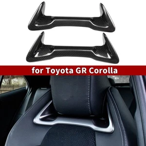 2023-2025 2024 Asiento Reposacabezas Cubierta Trim para Toyota Corolla GR Fibra Carbono - Imagen 1 de 13