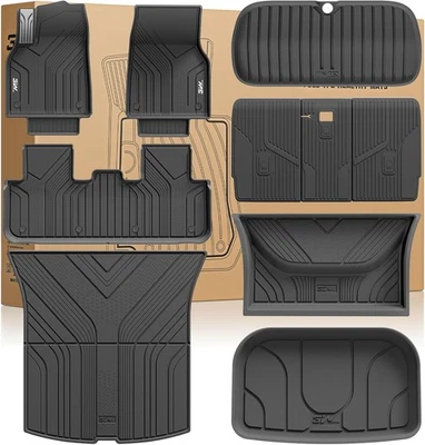 3W Tesla Model Y Neu 2025-2026 Juniper Fußmatten und Kofferraumwannen Allwetter - Bild 1 von 4