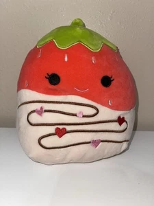 Squishmallow 8" SCARLET die weiße Schokolade Erdbeere Valentine KellyToy - Bild 1 von 5